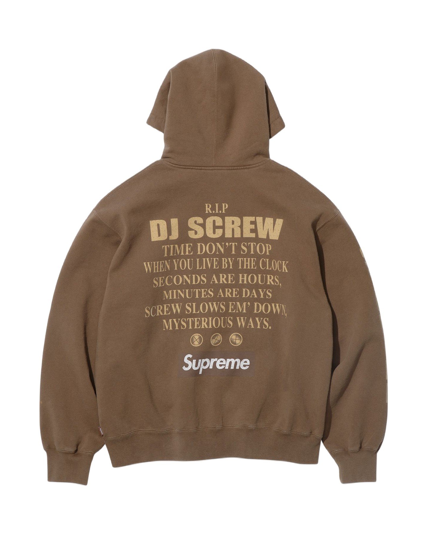 Supreme/DJ Screw Zip Up Hooded Sweatshirt view 7